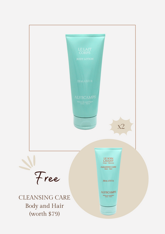 SET 7: Body Lotion x2 (Comes with FREE gift: Cleansing Care Body and Hair Worth S$79)